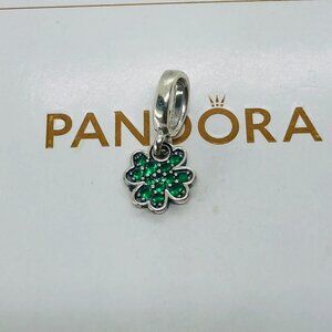 ✨🔥Pandora Four Leaf Clover Dangle Charm